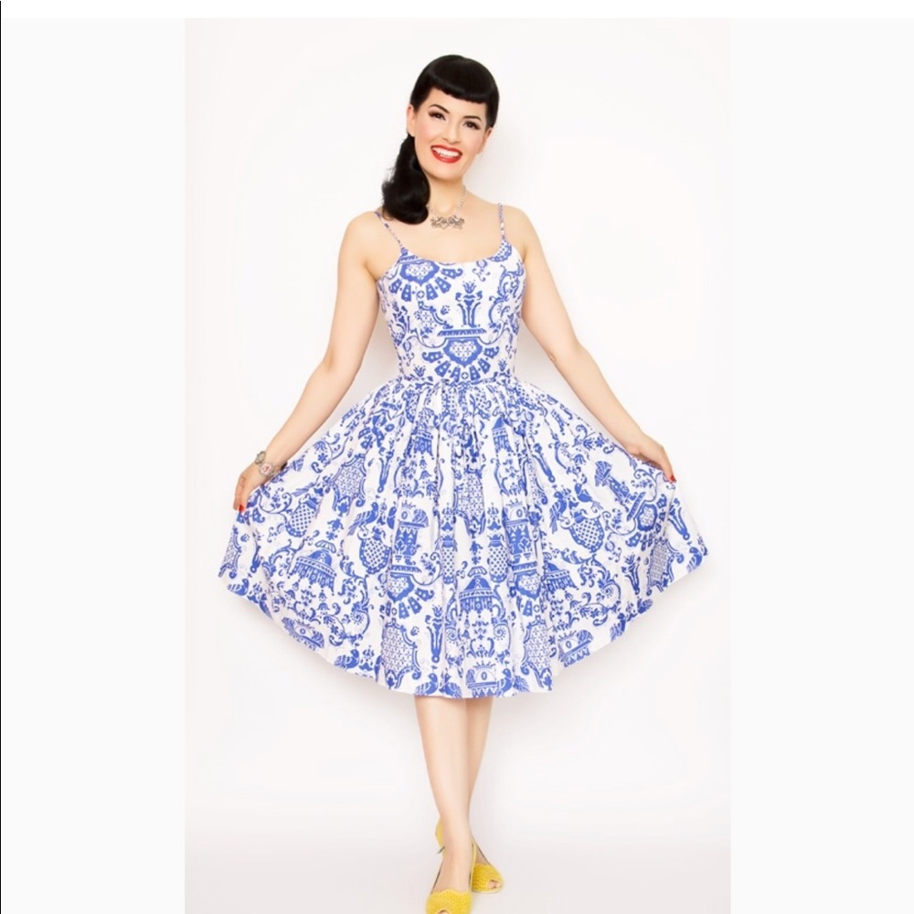 Bernie Dexter Two If By Tea Dress Small